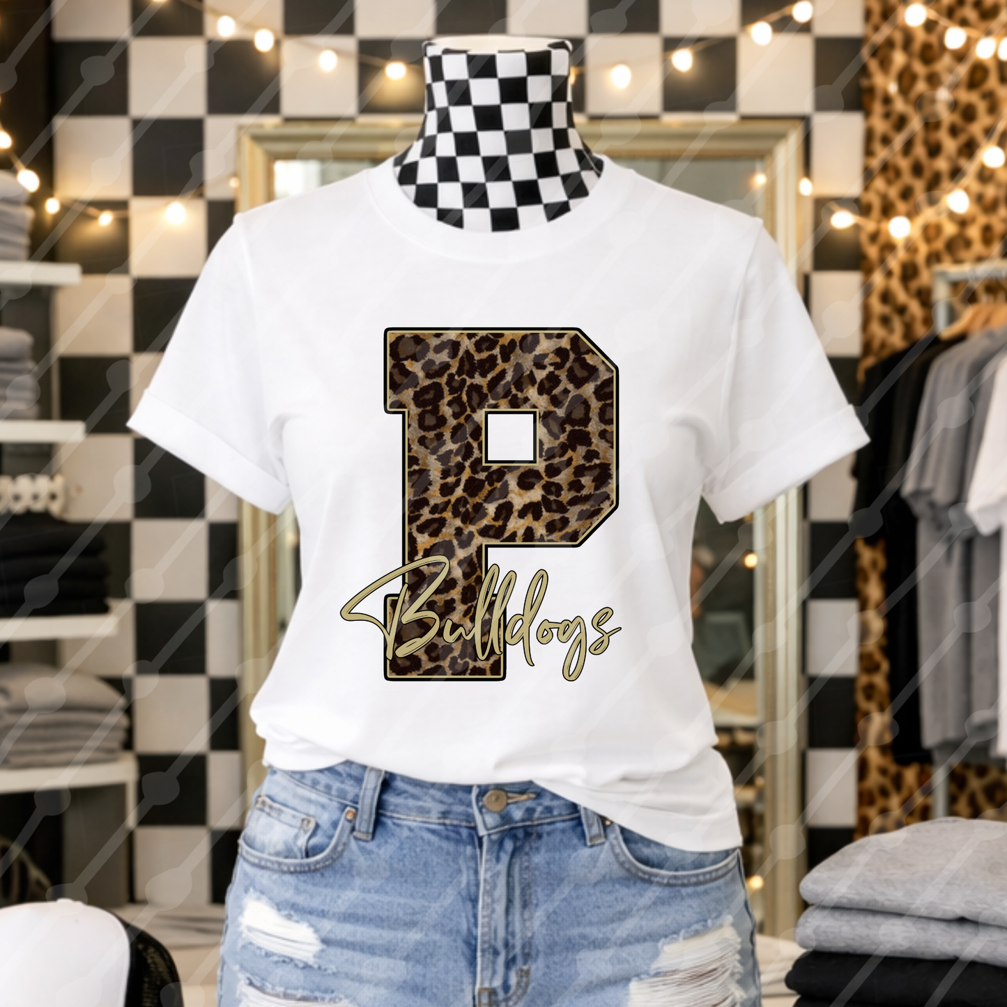 P BULLDOGS LEOPARD