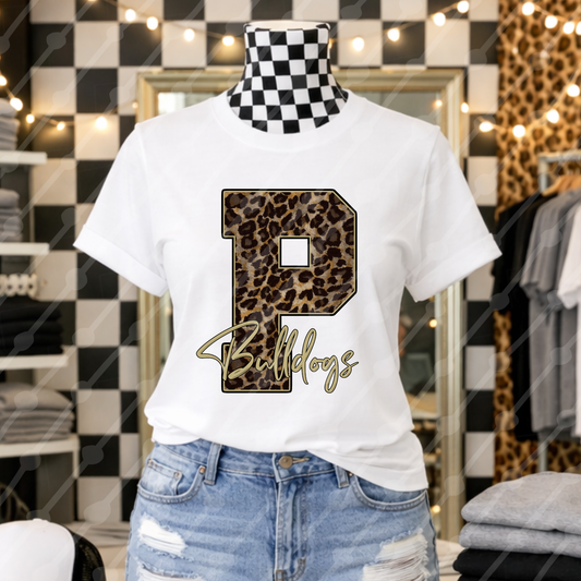 P BULLDOGS LEOPARD