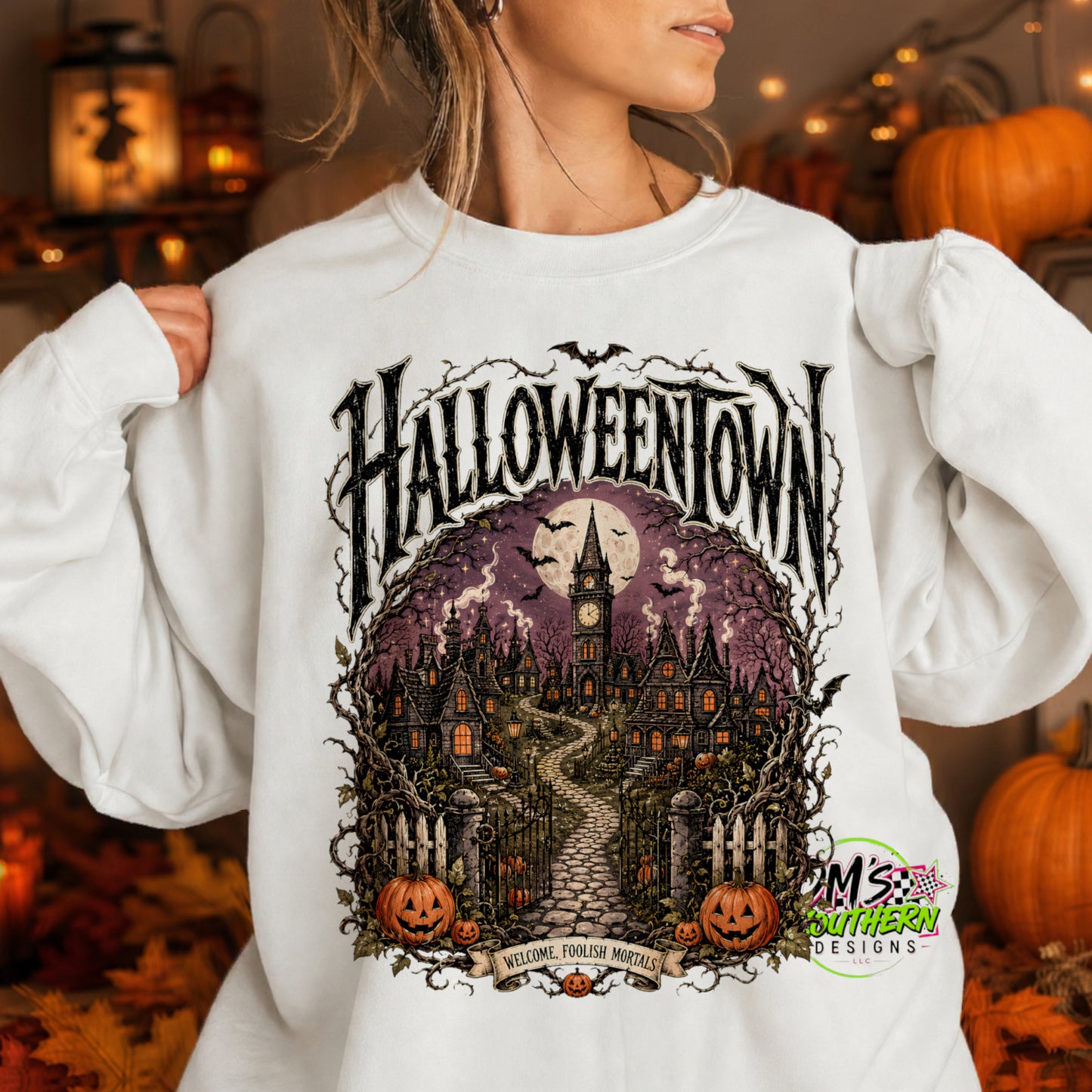 VINTAGE HALLOWEEN TOWN SPOOKY CUTE