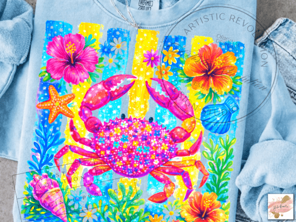 Preppy Coastal Summer Trucker Hats, Shirts & Transfers