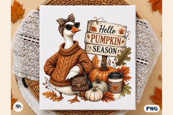 HELLO PUMPKIN SEASON GOOSE
