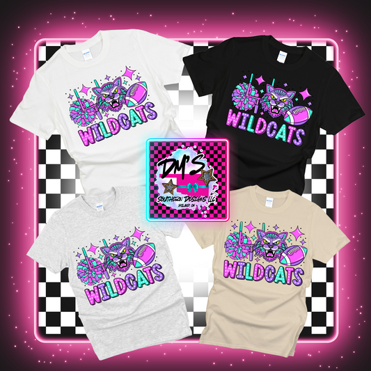 WILDCATS FOOTBALL COLORFUL