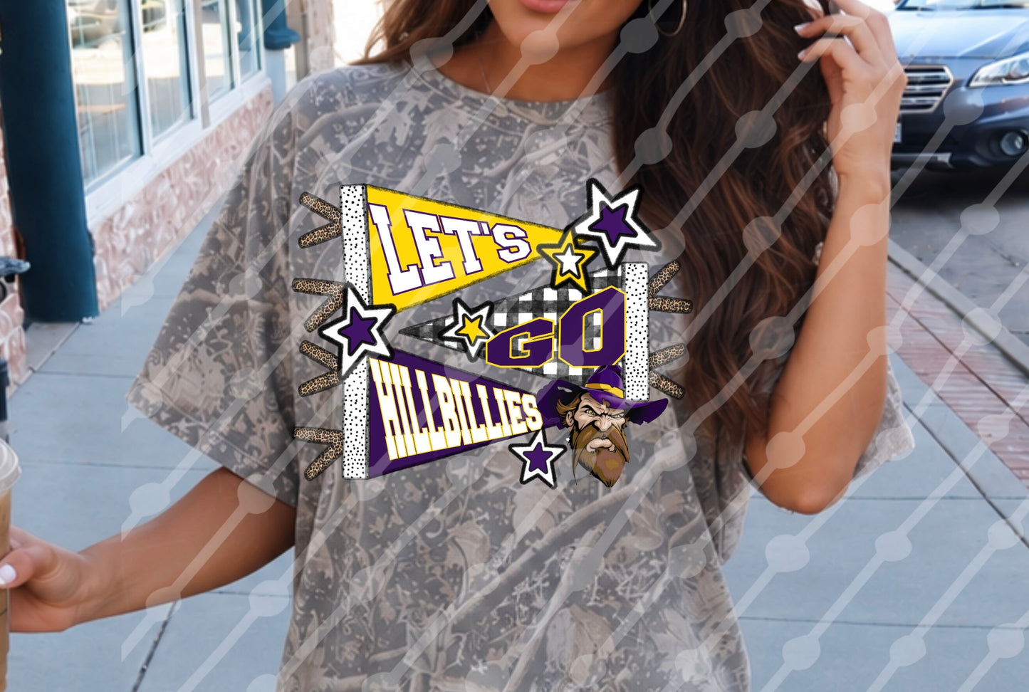 LETS GO HILLBILLIES PENNANT