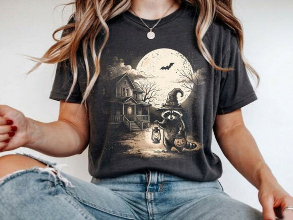 SPOOKY HALLOWEEN RACCOON
