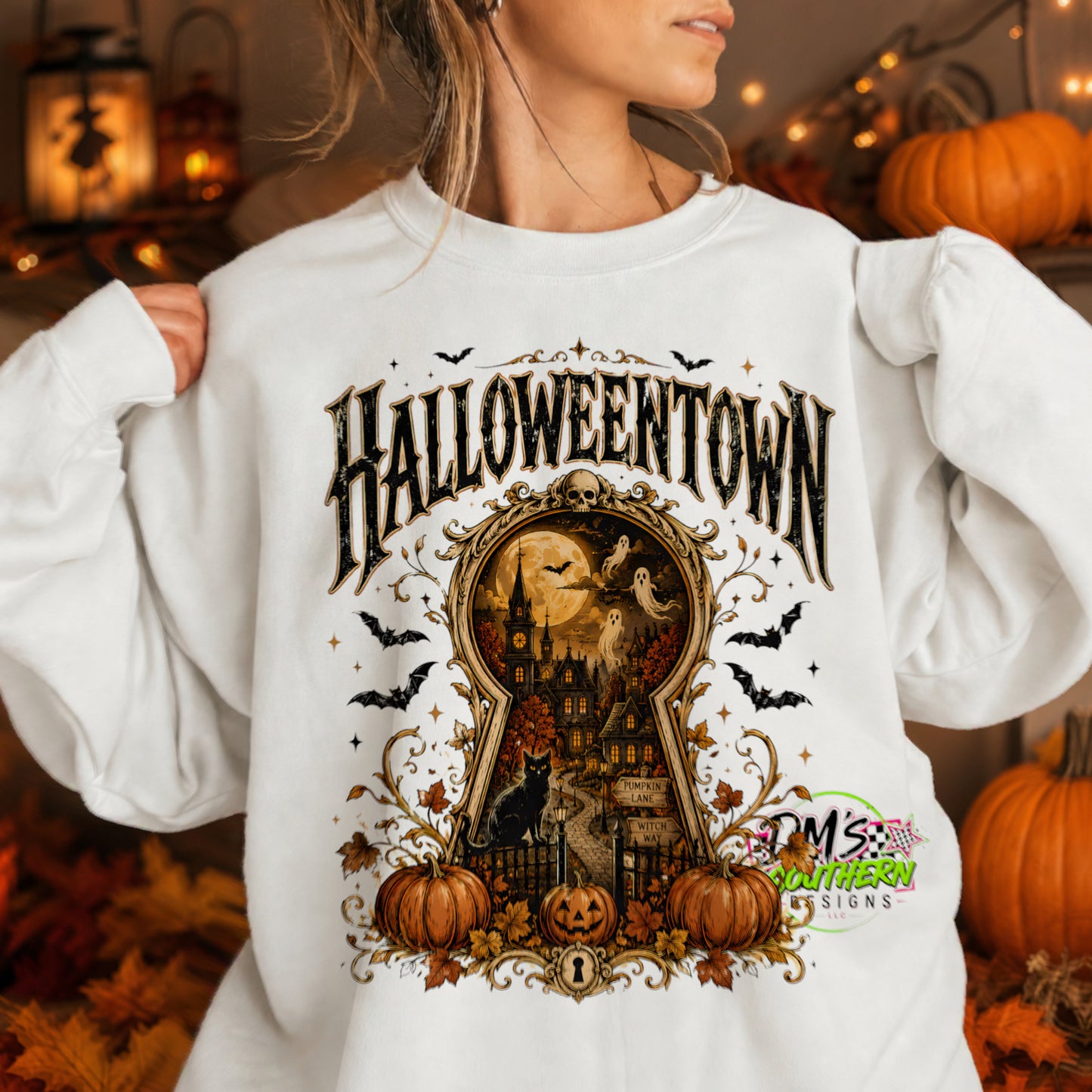 VINTAGE HALLOWEEN TOWN SPOOKY CUTE