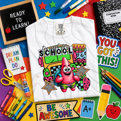 TOO COOL FOR SCHOOL - CHARACTER BUNDLE - FIRST DAY OF SCHOOL - BACK TO SCHOOL