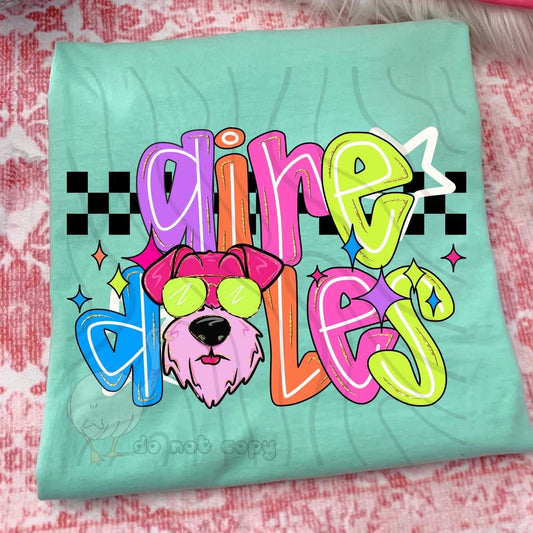 NEON CHECKERED MASCOTS