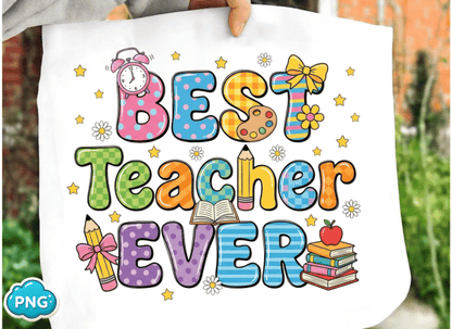 Boho Teacher DTF Transfer Bundle - 6 Designs