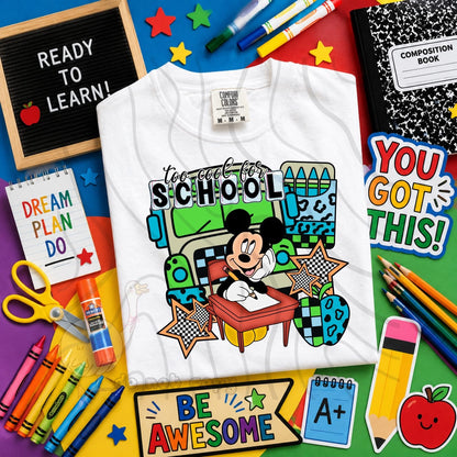 TOO COOL FOR SCHOOL - CHARACTER BUNDLE - FIRST DAY OF SCHOOL - BACK TO SCHOOL