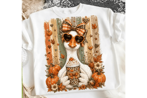 FALL LEOPARD LATTE GOOSE