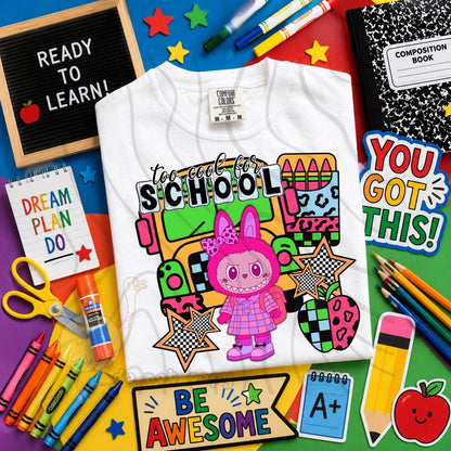 TOO COOL FOR SCHOOL - CHARACTER BUNDLE - FIRST DAY OF SCHOOL - BACK TO SCHOOL