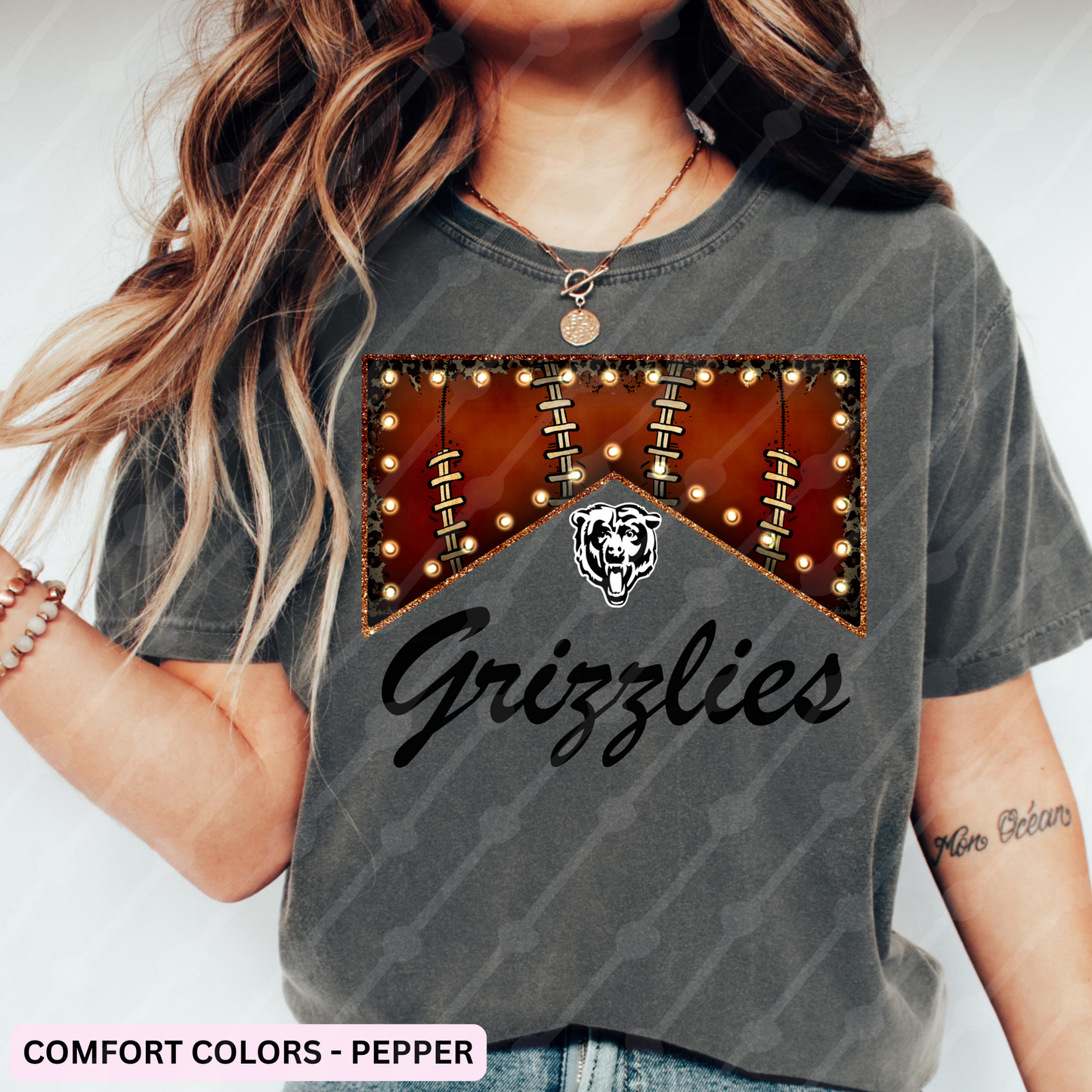 GRIZZLIES FOOTBALL MARQUEE
