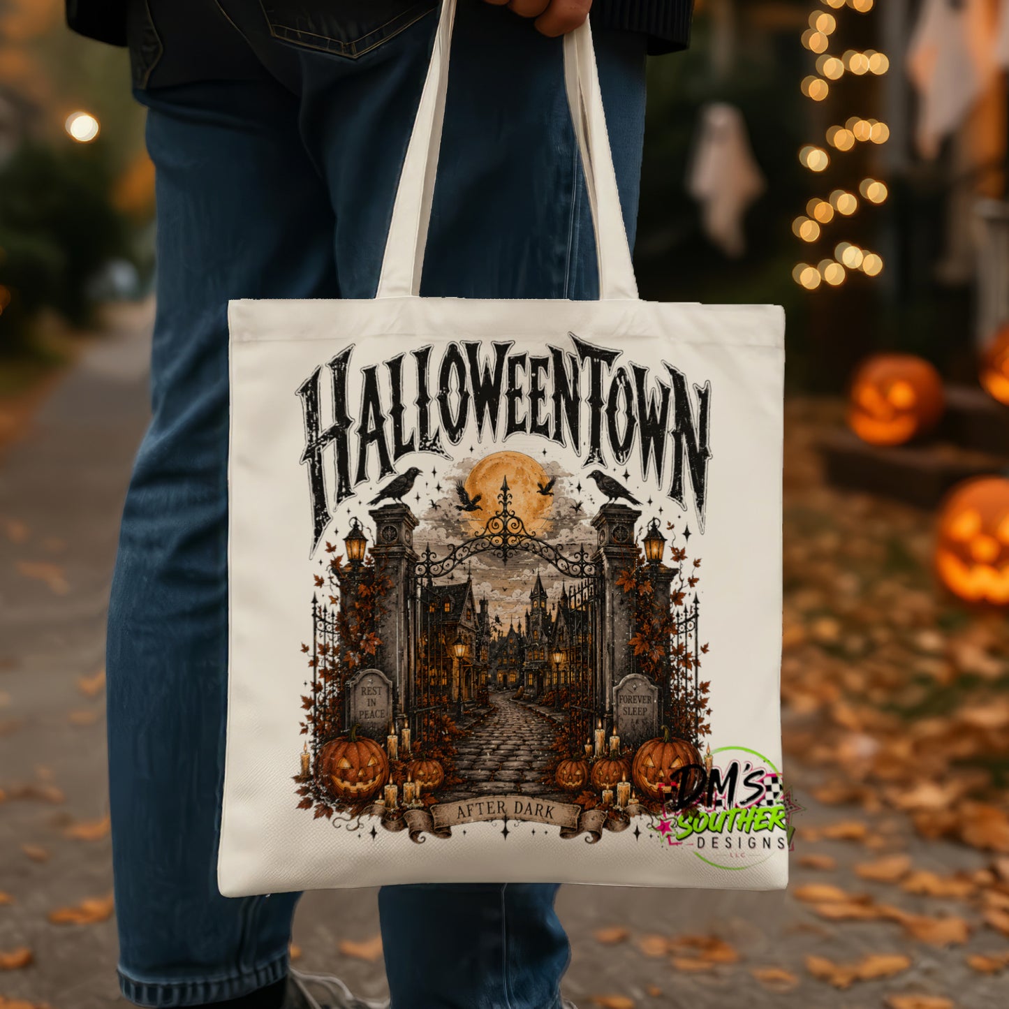 VINTAGE HALLOWEEN TOWN SPOOKY CUTE