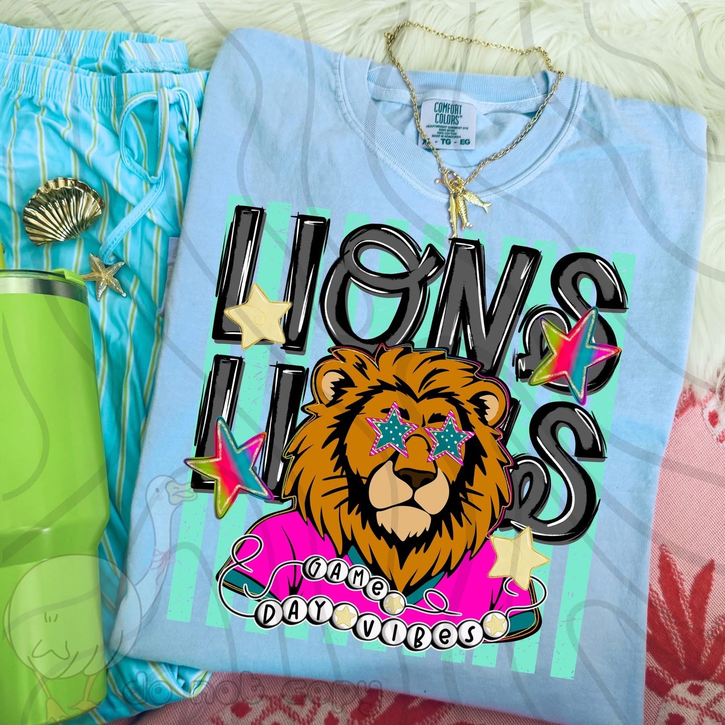 GAME DAY VIBES STRIPED MASCOT