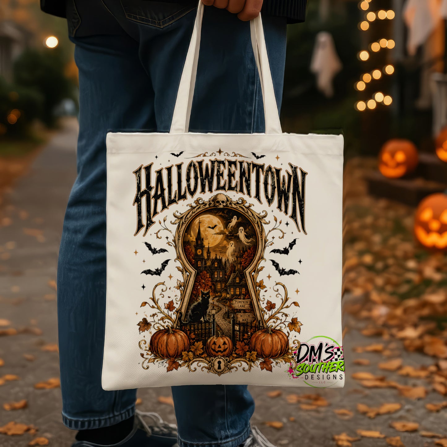 VINTAGE HALLOWEEN TOWN SPOOKY CUTE