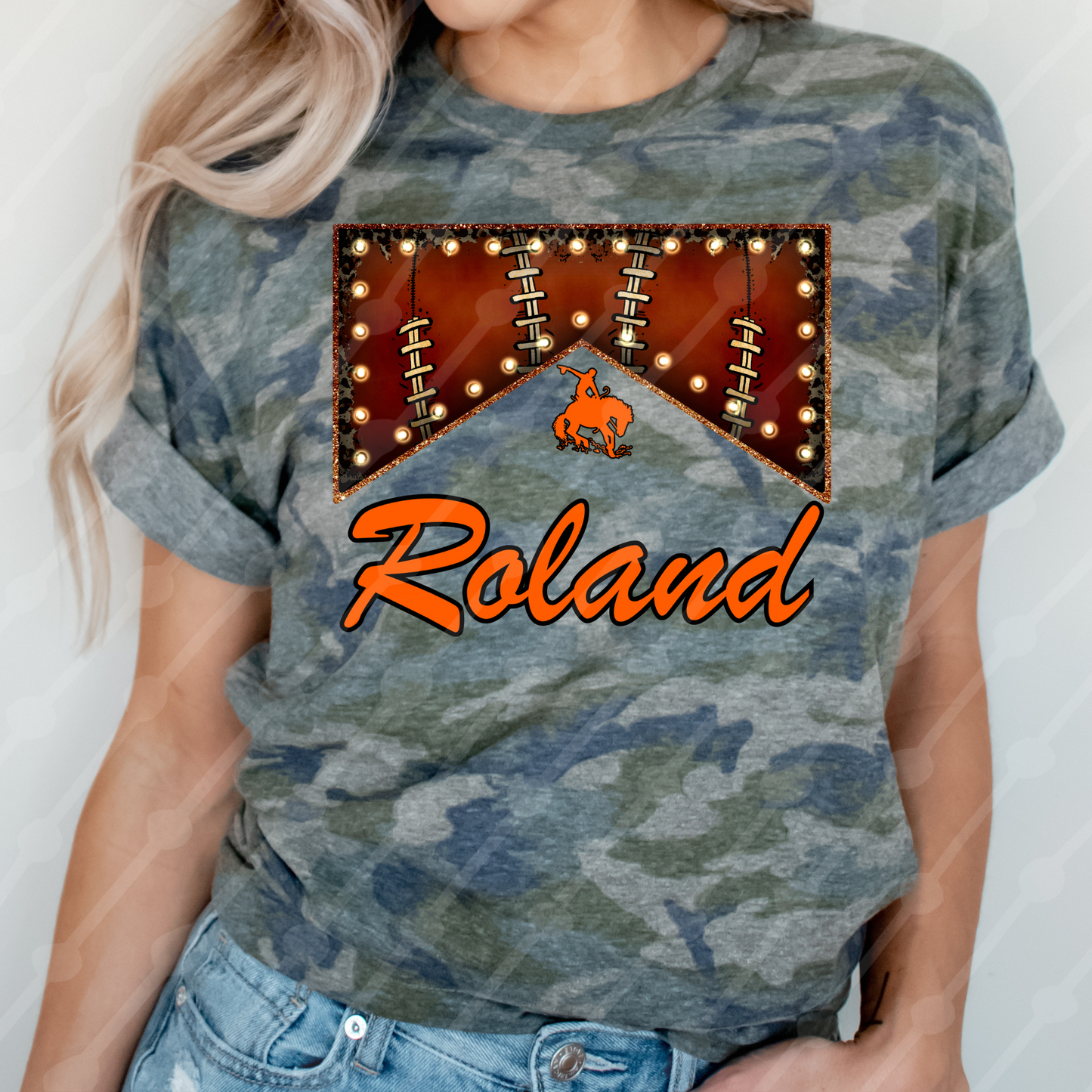 ROLAND RANGERS MARQUEE WITH MASCOT