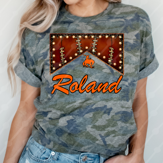 ROLAND RANGERS MARQUEE WITH MASCOT