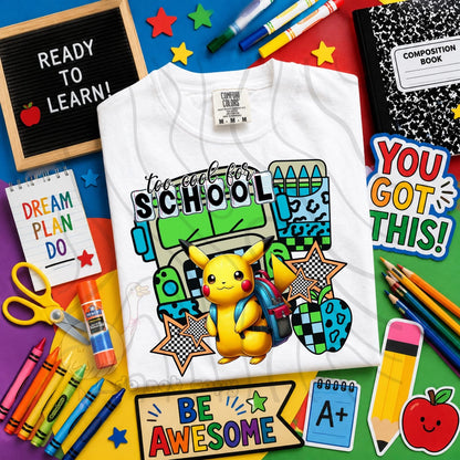 TOO COOL FOR SCHOOL - CHARACTER BUNDLE - FIRST DAY OF SCHOOL - BACK TO SCHOOL