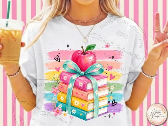 CUTE APPLE BOOKS - BACK TO SCHOOL
