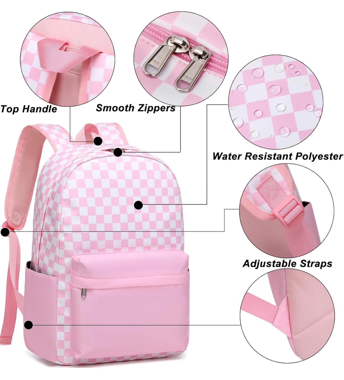 Boutique 3 Piece Backpack Set