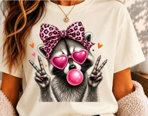 CUTE COQUETTE RACCOON