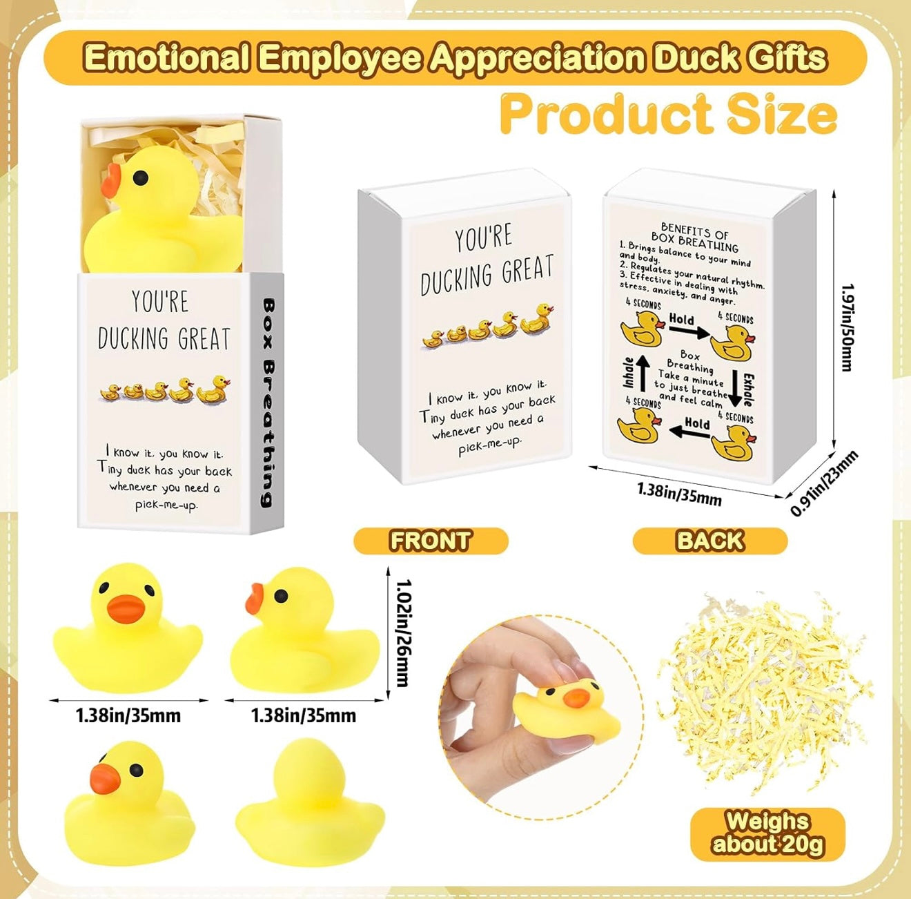 Duck/Cow Inspirational Pick Me Up Gifts - Make someone’s day