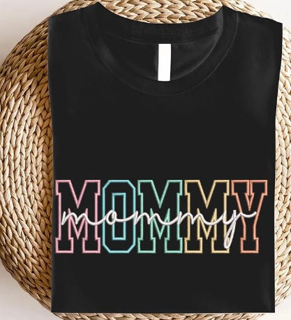 MOMMY-  EMBROIDERED CREWNECK
