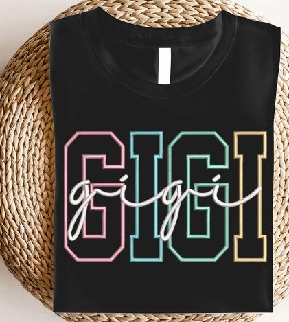 GIGI -  EMBROIDERED CREWNECK