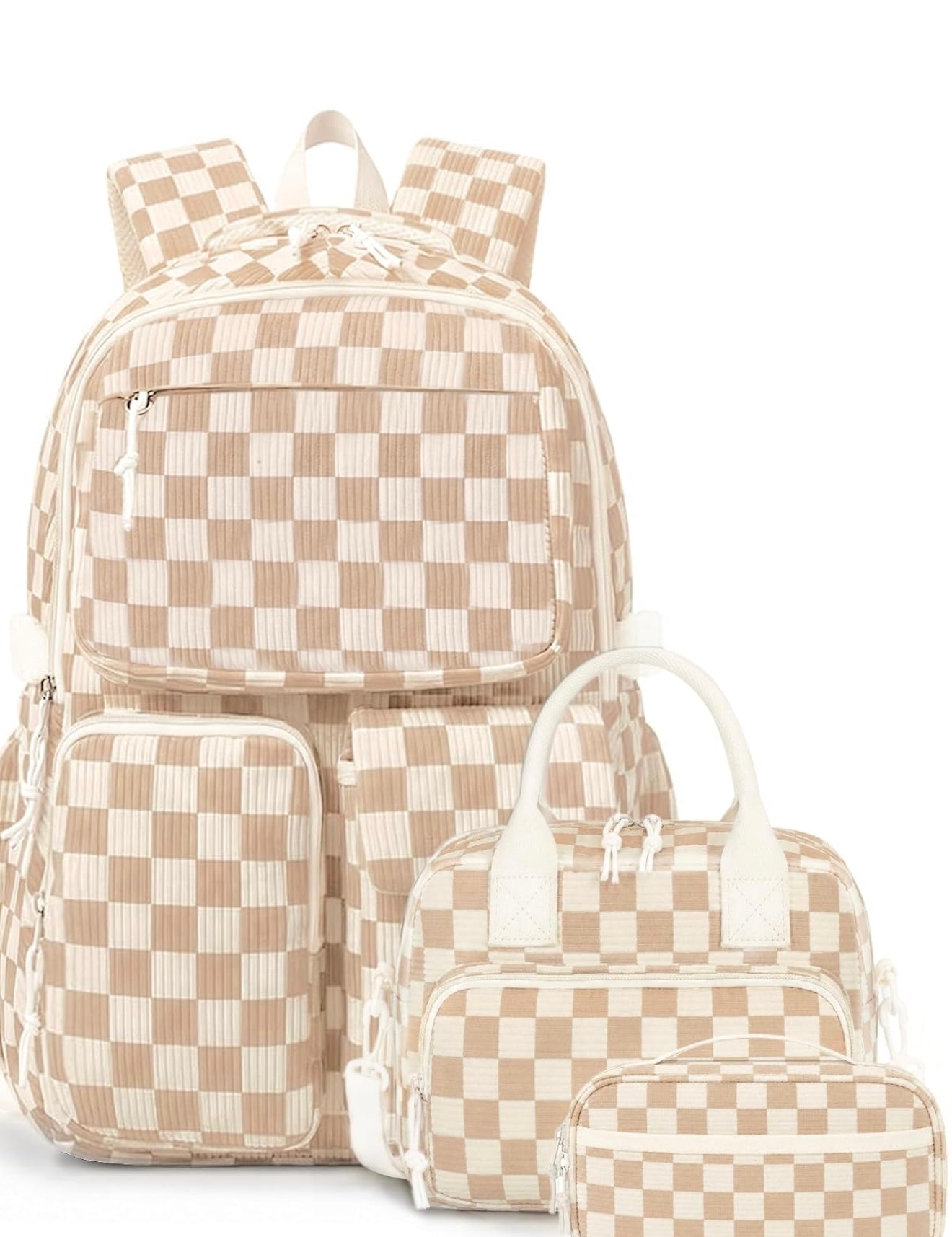Corduroy 3 Piece Backpack Set