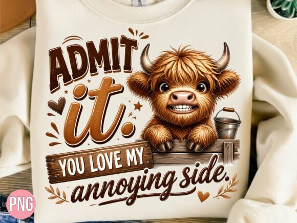Funny Highland Cow Admit It