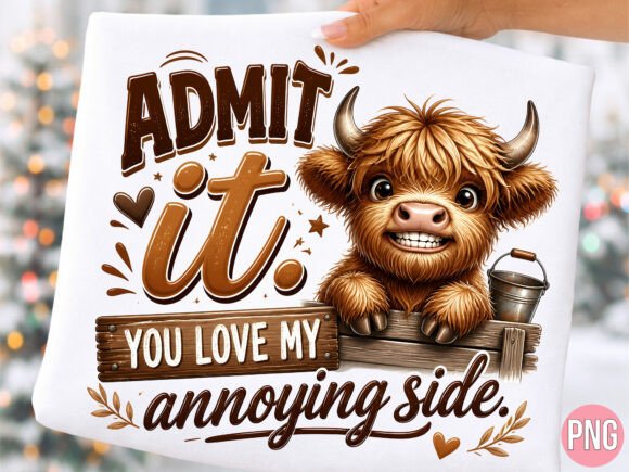 Funny Highland Cow Admit It