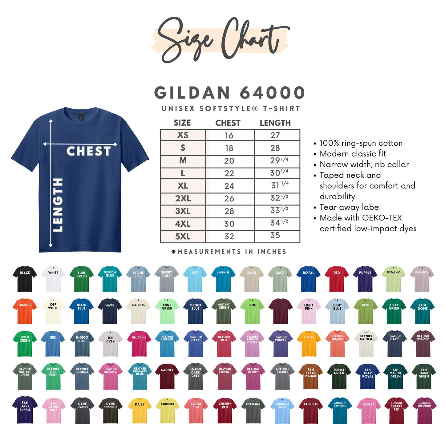 HEATHER Adult Gildan Softstyle 64000 T-Shirt Blank Tee - Ready for your design