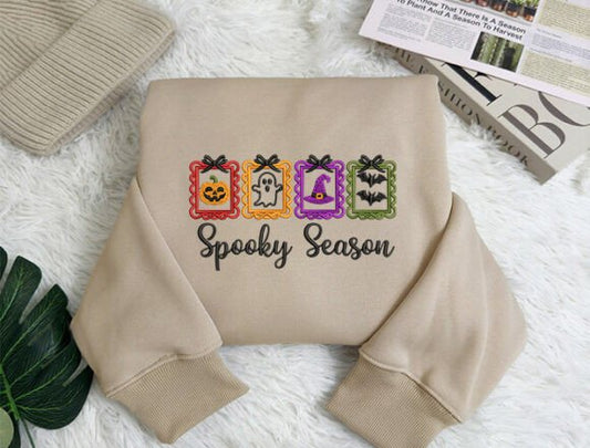 EMBROIDERED CREWNECK - SPOOKY SEASON