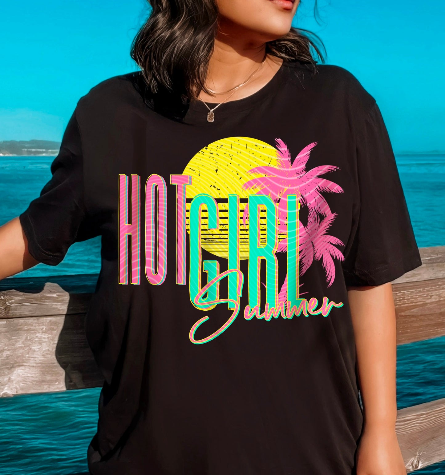 Hot Beach Hot Cowgirl Hot Summer Boats AND Hoes - Ready to Press DTF Transfer,  Trucker Hats, Shirts & Transfers