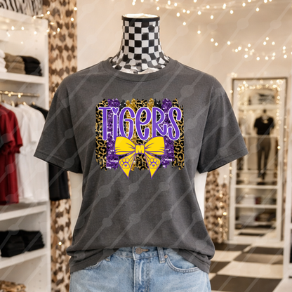 TIGERS LEOPARD BOW