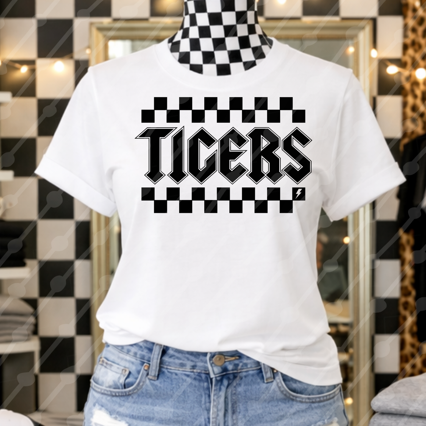 TIGERS CHECKERED