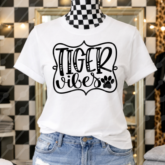 TIGERS VIBES SCHOOL SPIRIT