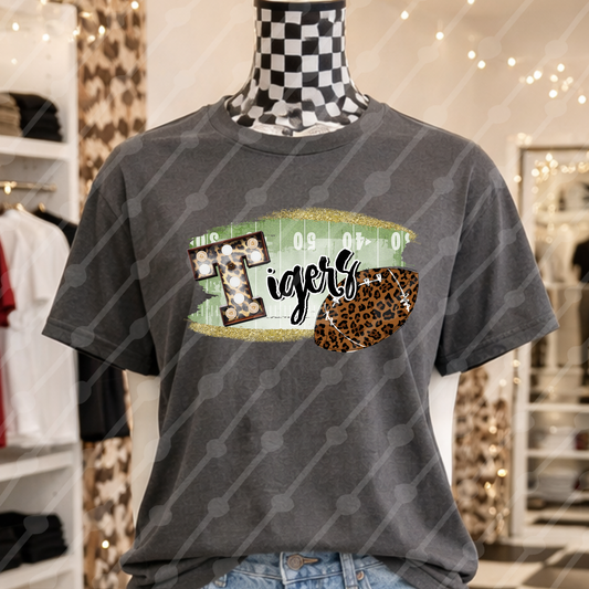 TIGERS LEOPARD FOOTBALL SCHOOL SPIRIT