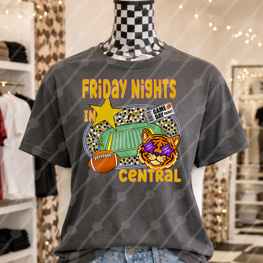 FRIDAY NIGHTS IN CENTRAL TIGERS SCHOOL SPIRIT