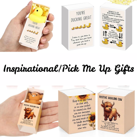 Duck/Cow Inspirational Pick Me Up Gifts - Make someone’s day