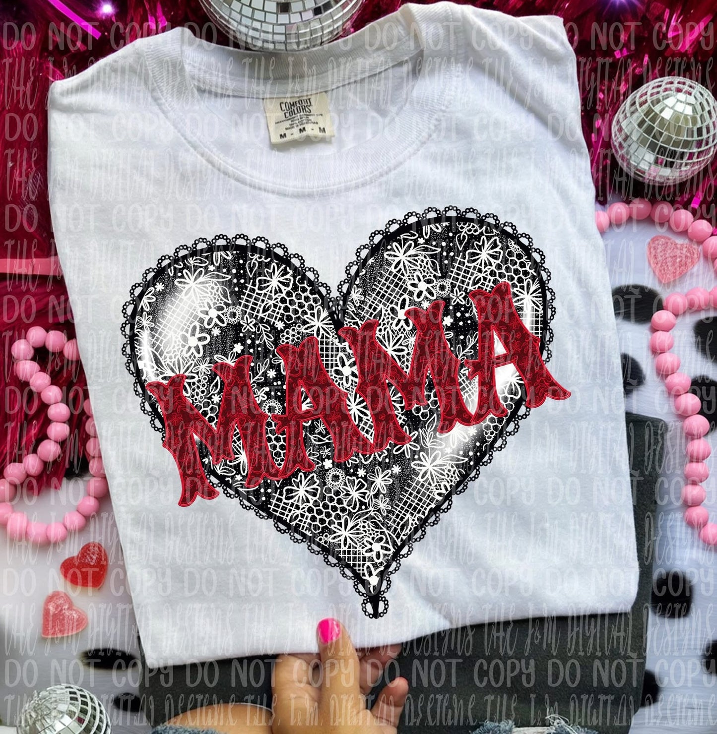 MAMA LACE HEART VALENTINES