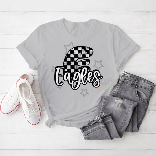 EAGLES CHECKERED E