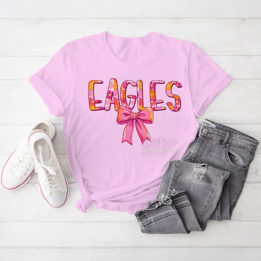 EAGLES FLORAL BOW