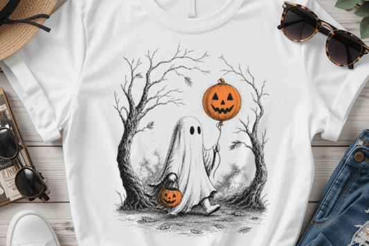 SPOOKY HALLOWEEN VINTAGE GHOST