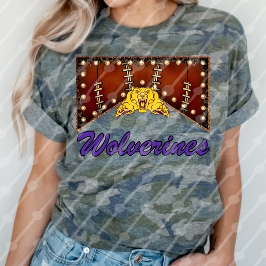 WOLVERINES FOOTBALL MARQUEE