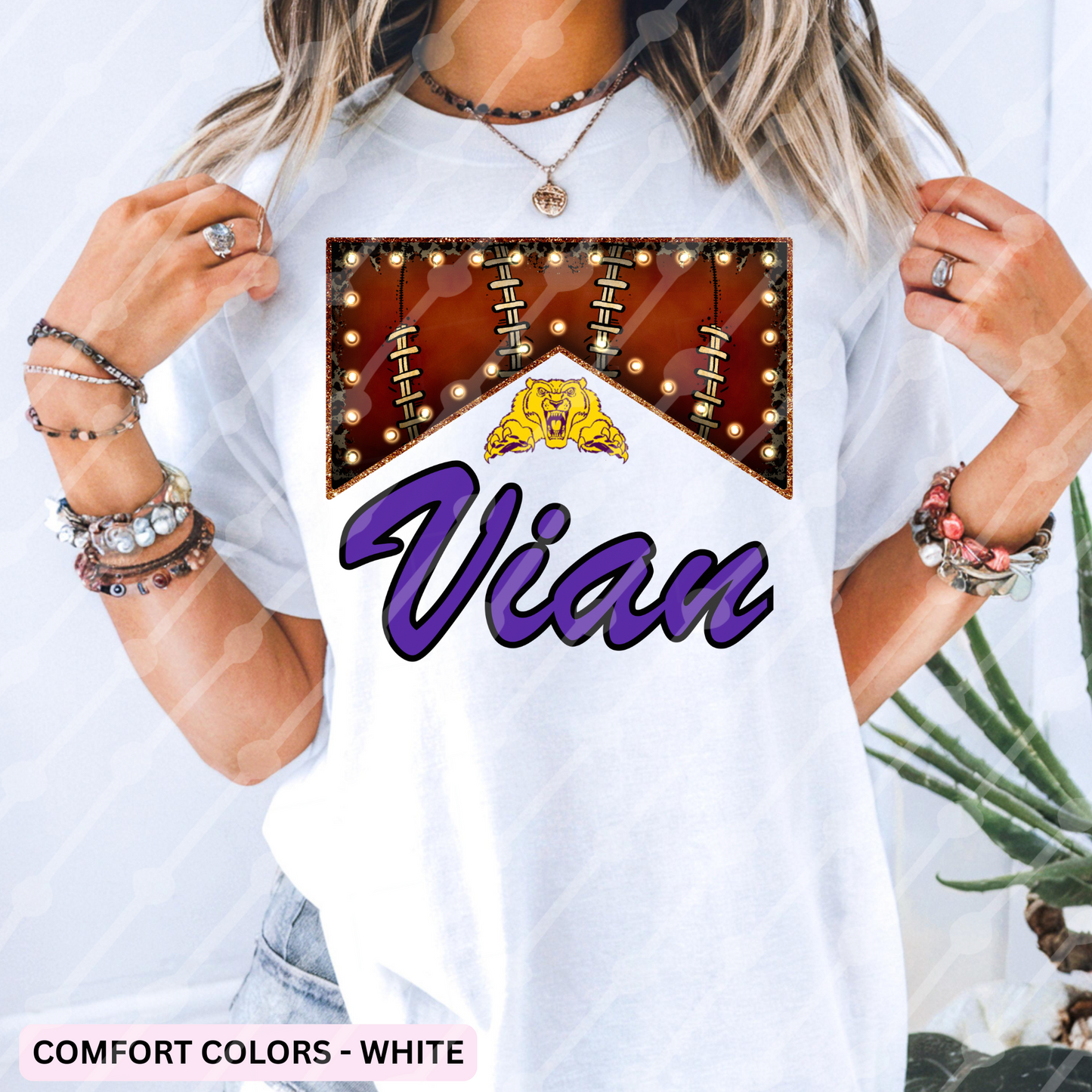 VIAN WOLVERINES FOOTBALL MARQUEE