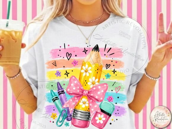 PENCIL BOW - BACK TO SCHOOL