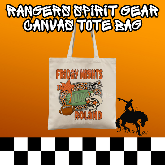RANGERS SCHOOL SPIRIT TOTE BAG