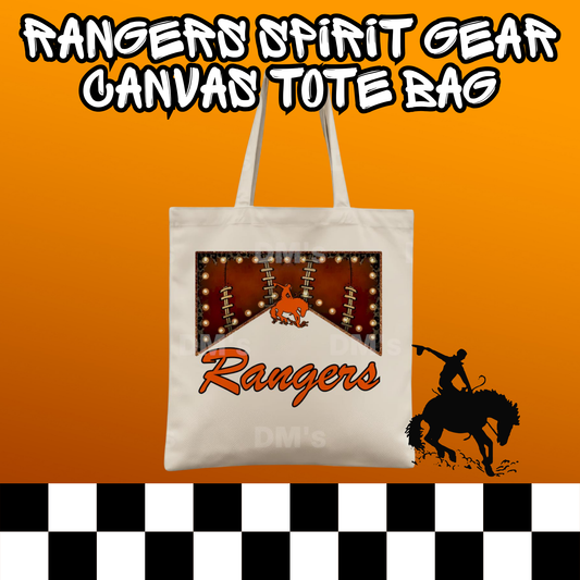 RANGERS SCHOOL SPIRIT TOTE BAG