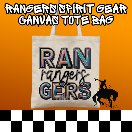 RANGERS SCHOOL SPIRIT TOTE BAG HALO HOLOGRAPHIC